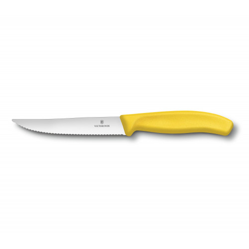 priester Rijpen kort Victorinox Swiss Classic Pizza-/Steakmes 12cm geel
